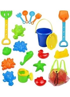 Sea Bucket Sea Toys For Kids Medium Size And A Set Of Small Sea Toys Multi Shapes And Colors