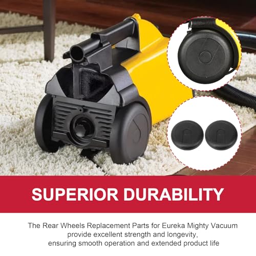 Giokyi 15409-119N Vacuum Rear Wheels for Eureka Mighty Mite 3600 Series Vacuums SC3683, SC3686 and SC3681, Rear Wheels fits Eureka Mighty Mite Parts, 2 Pack - Image 4