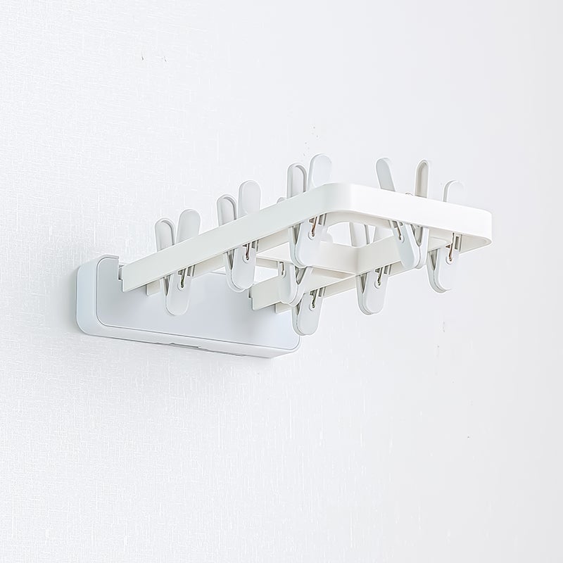 XH-88094 Hongsheng Xinhua Foldable Sock Rack with 8 Clips - Image 4