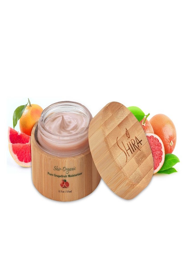 Shira Organic Pink Grapefruit Moisturizer Face Cream,Vitamin C Moisturizer with Intense Hydration, Soft-Brightening Moistuzier for Skin,Ideal for Normal to Oily Skin (50ml) - Image 2