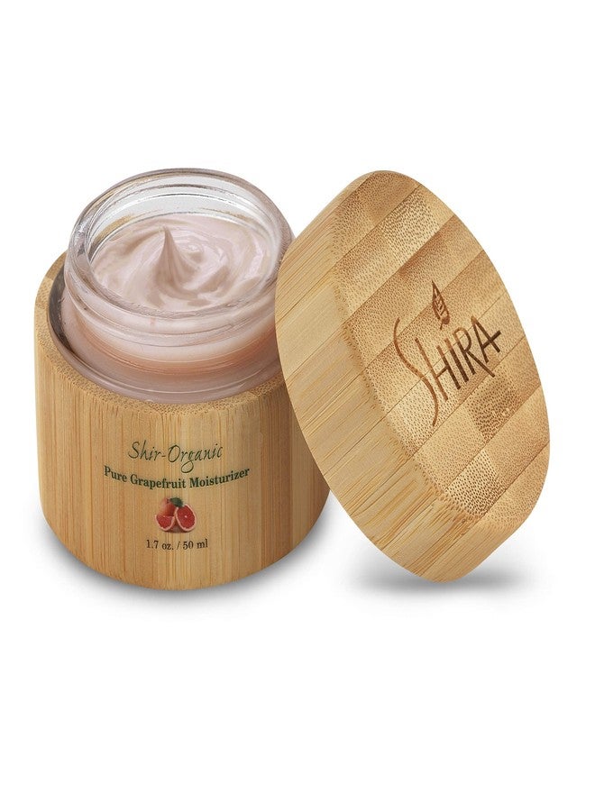 Shira Organic Pink Grapefruit Moisturizer Face Cream,Vitamin C Moisturizer with Intense Hydration, Soft-Brightening Moistuzier for Skin,Ideal for Normal to Oily Skin (50ml) - Image 1