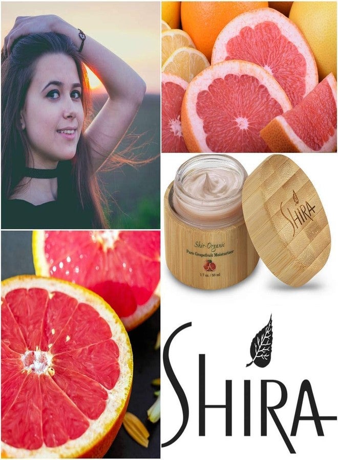 Shira Organic Pink Grapefruit Moisturizer Face Cream,Vitamin C Moisturizer with Intense Hydration, Soft-Brightening Moistuzier for Skin,Ideal for Normal to Oily Skin (50ml) - Image 5