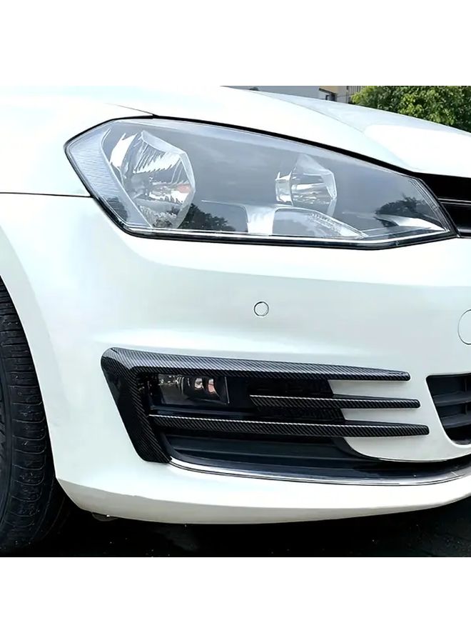 Fog Light And Front Splitter Decoration For Golf 7 2013-2016 Carbon Fiber Pattern - Image 1