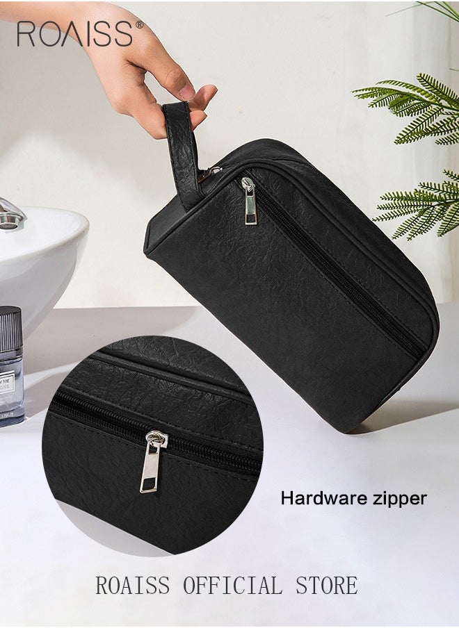 roaiss Large Capacity Duffle Bag and a Small Zipper Pouch Bag Combination Set Unisex Multi-Functional Waterproof Shoulder Crossbody Bags Sets for Travel Business Trip or Gym Suitable for both Women and Men  - Image 5