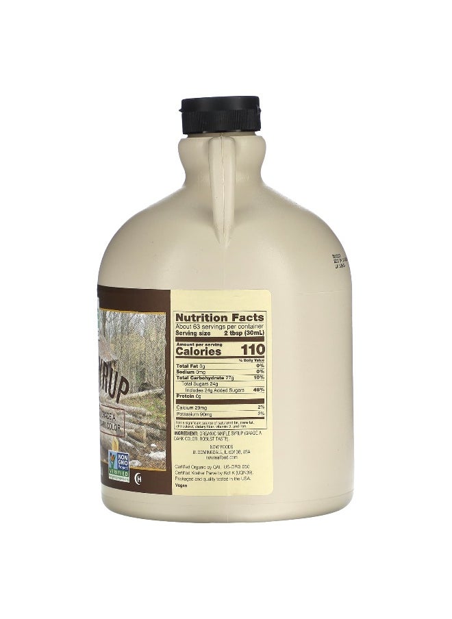 Now Foods NOW Foods, Real Food, Organic Maple Syrup, 64 fl oz (1.89 L)  - Image 2