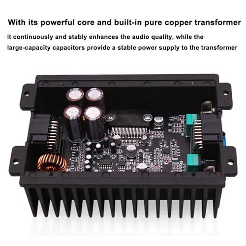 Shkalacar Car Audio 4-Channel Amp Amplifier 80Wx4 Modification Power, Digital Sound Processor Class A/B for Android Car Player - Image 5
