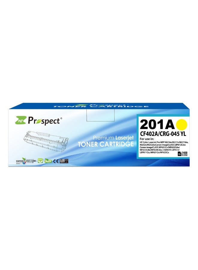 Prospect Toner Cartridge 201A CF402A Yellow Laser Compatible with HP 201A CF401A for Printers HP Color LaserJet Pro MFP M274n M277n M277dw M252n M252dw ( Yellow ) - Image 4
