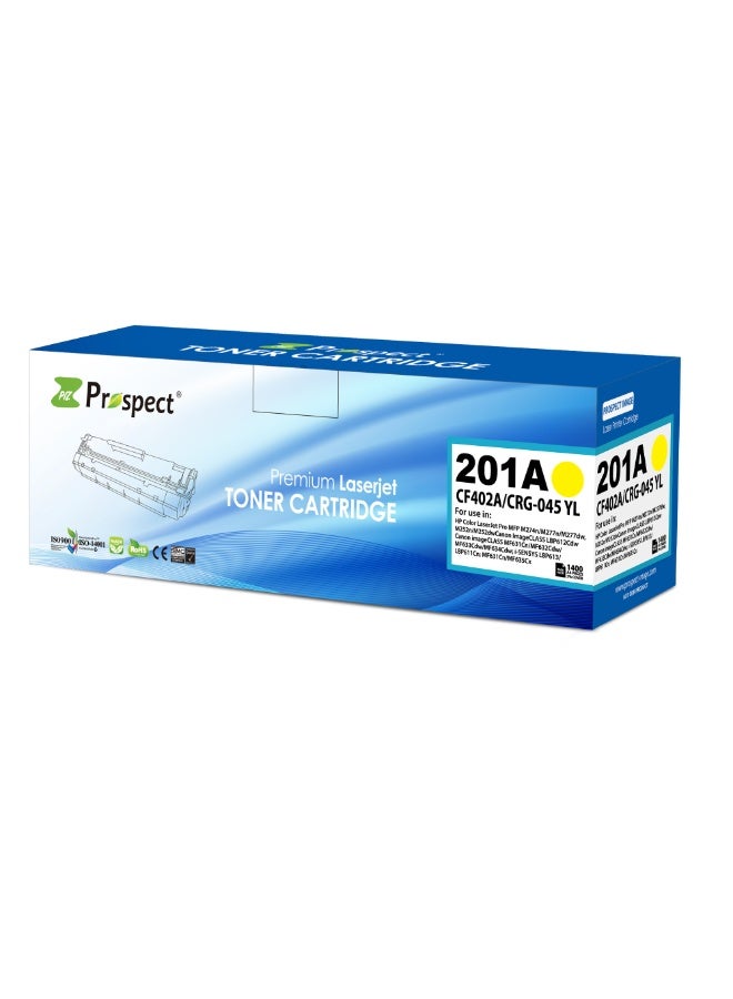Prospect Toner Cartridge 201A CF402A Yellow Laser Compatible with HP 201A CF401A for Printers HP Color LaserJet Pro MFP M274n M277n M277dw M252n M252dw ( Yellow ) - Image 2