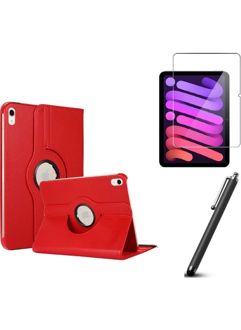 Apple iPad 10th Generation 2022 10.9" Case + Screen Protector + Pen 360 Degree Rotatable Stand Smart Sleep Mode Pu Leather Cover Smart Tablet Case