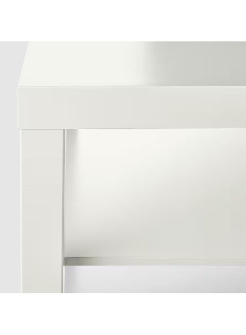 Generic Coffee Table Separate Shelf for Magazines Particleboard & Fibreboard White 118x78 cm  - Image 3