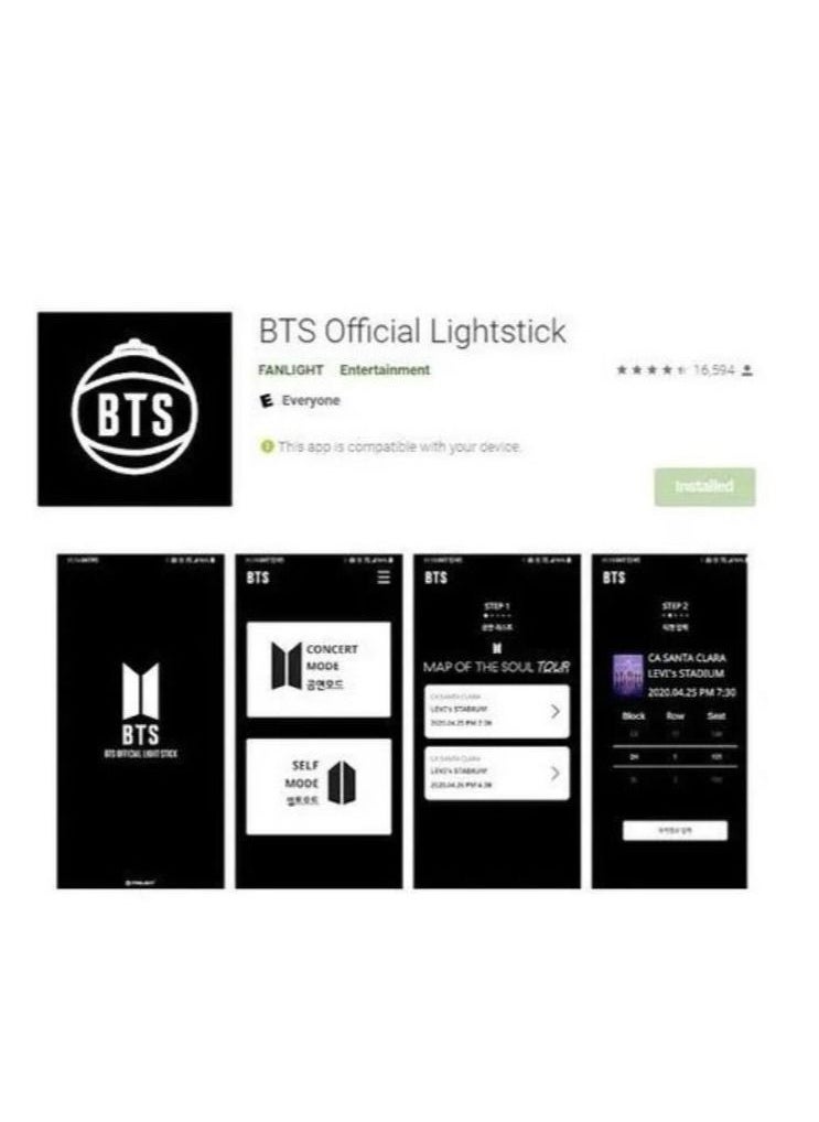 Lightstick BTS Army Bomb V4 متوافق مع تطبيق Bluetooth - pzsku/ZC3928BF18E059130233DZ/45/_/1647247500/45ac3336-3dbf-4dba-8280-21175818e042