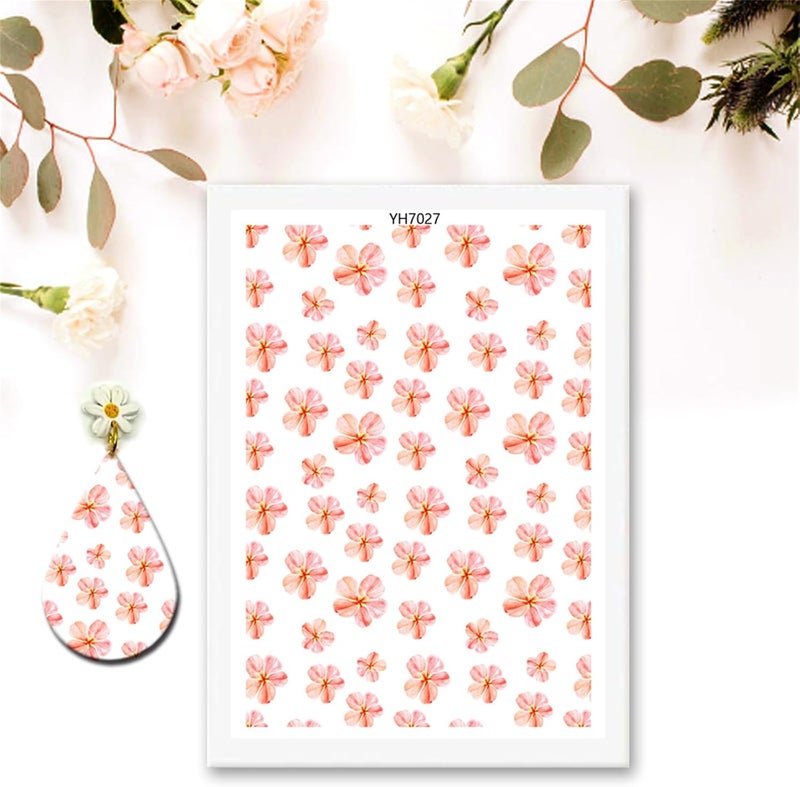 Water Soluble Clay Transfer Paper, Flower Butterfly Floral Floral - Image 5