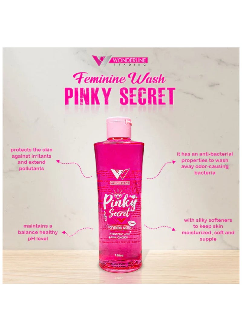 WONDERLINE Pinky Secret Feminine Wash 150ml  - Image 2
