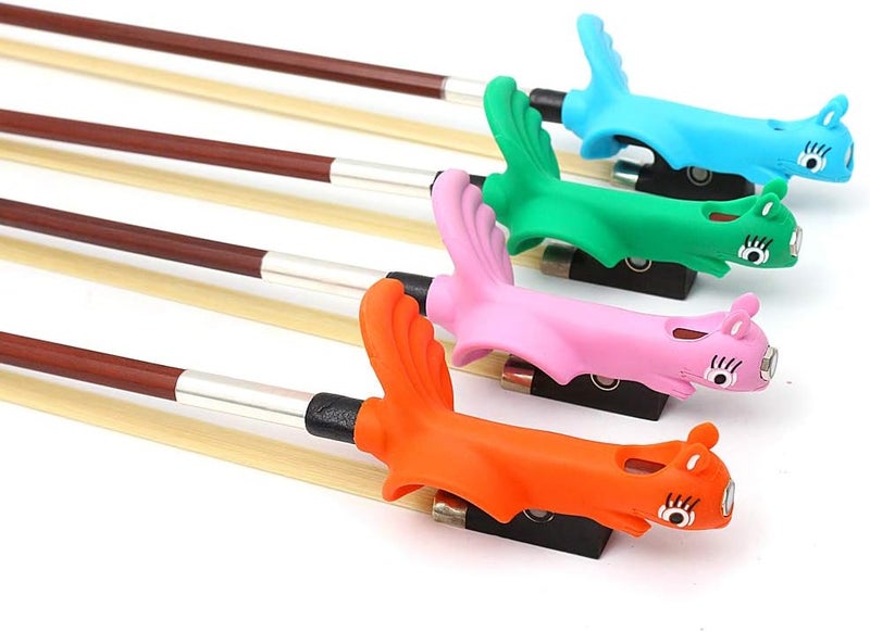 yinfente Violin Bow Holder - Correct Bow Position - Universal Fit - Soft Rubber - Protects Fingerboard - Image 3