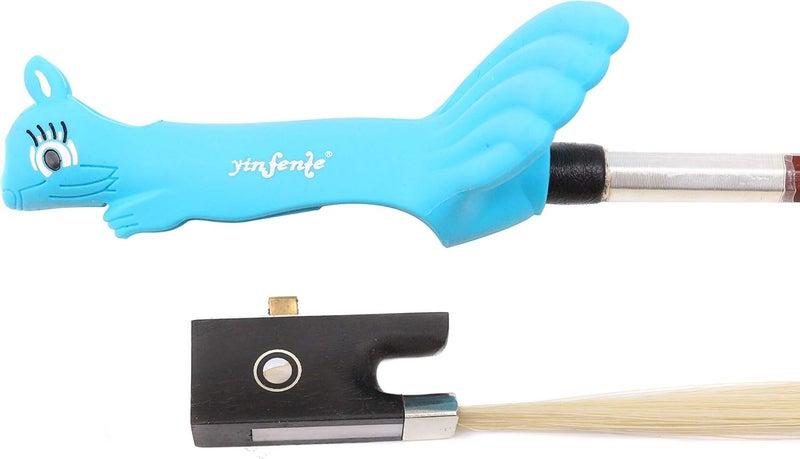 yinfente Violin Bow Holder - Correct Bow Position - Universal Fit - Soft Rubber - Protects Fingerboard - Image 4