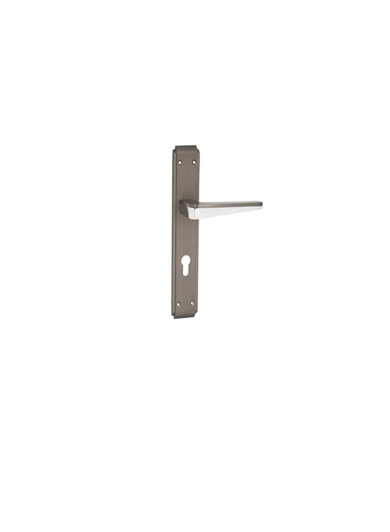 Robustline Door Handle | premium zinc material | Grey and Silver Color - Image 1