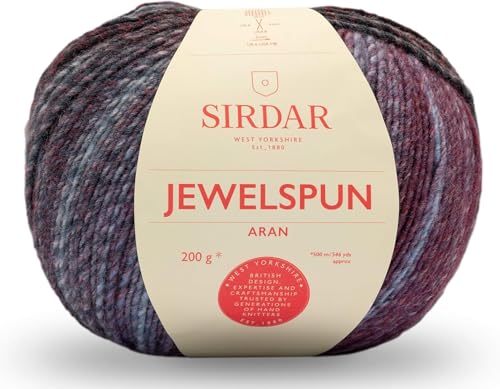 Sirdar Jewelspun Aran Nordic Noir 842 200g