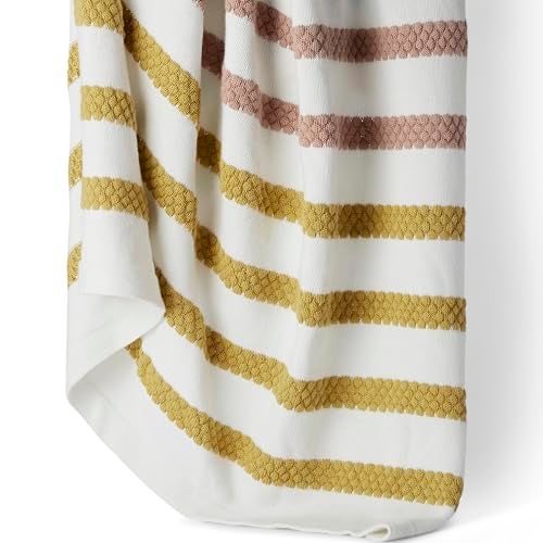 haus & kinder Knitted Baby Blanket, Soft Breathable Baby Blankets Newborn, Premium Baby Blanket for 0-2 Years, Cozy Blankets for Crib, Nursery & Stroller, New Born Baby Essentials | Spectrum - Image 3