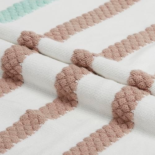 haus & kinder Knitted Baby Blanket, Soft Breathable Baby Blankets Newborn, Premium Baby Blanket for 0-2 Years, Cozy Blankets for Crib, Nursery & Stroller, New Born Baby Essentials | Spectrum - Image 4