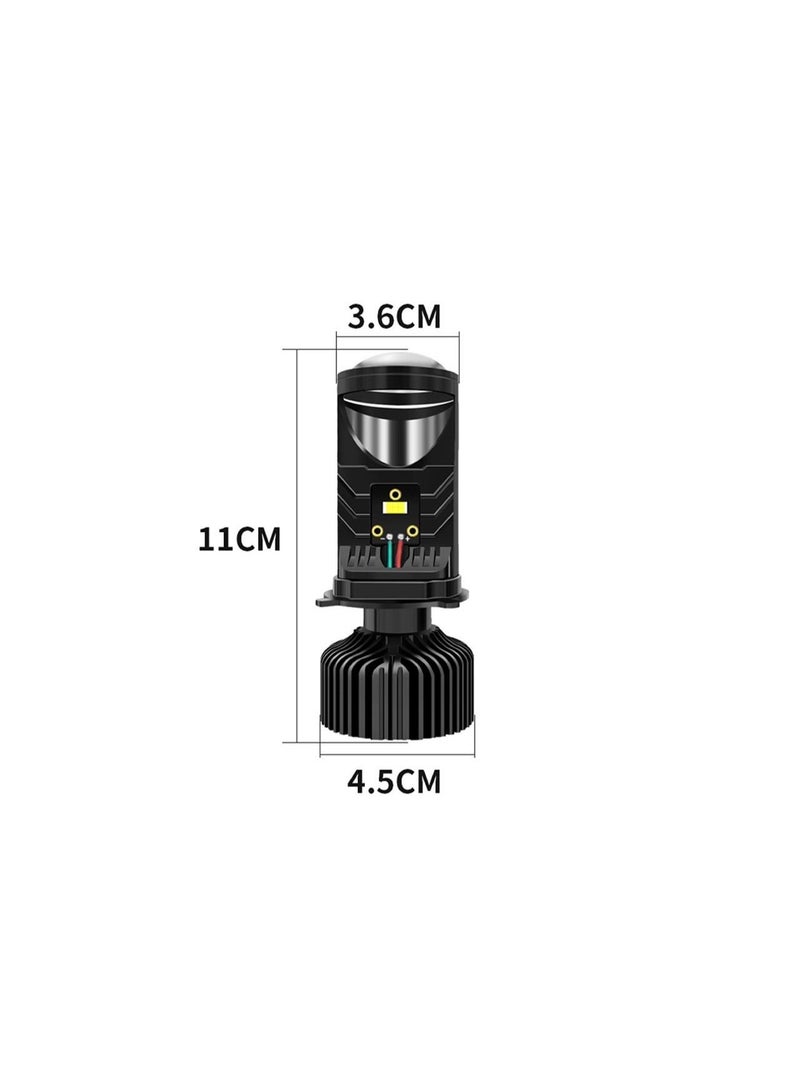 LED Car Headlight Kit T9-H4 8000 LM 6000K Brightness 200% - Image 1