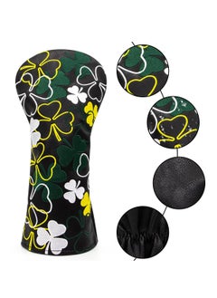 SYOSI SYOSI Golf Club Head Covers, Lucky Clover Golf Head Cover Club Headcover for Drivers Fairway Woods Hybrid Fit Oversized Club Men Women  - Image 2