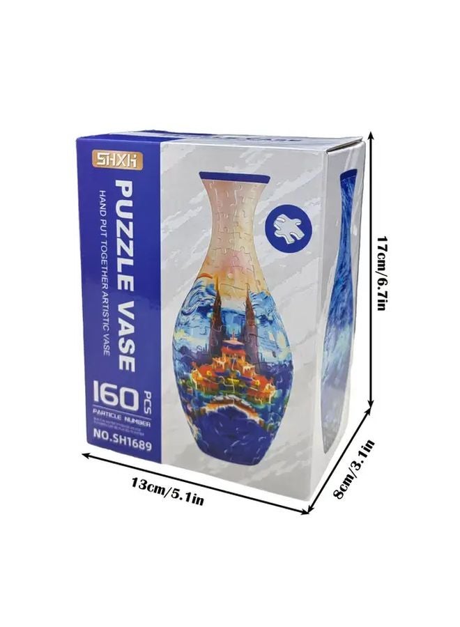 160 قطعة 3D فازة قلادة للأطفال DIY ترتيب الزهور ديكور هدية بيت إبداعية - Image 3