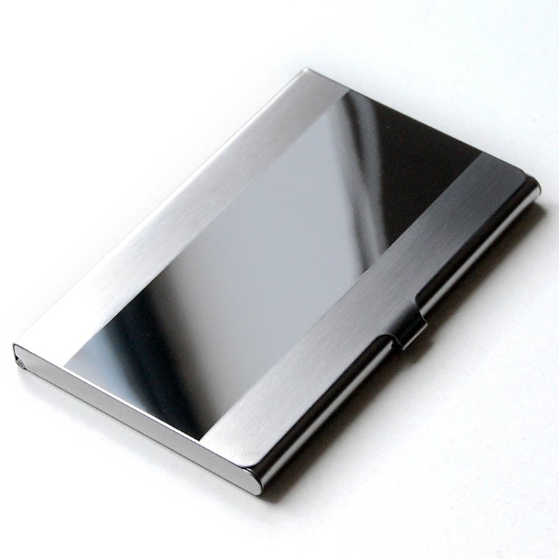 Hot Selling Stainless Steel Business Card Holder Slim Metal Card Case - Image 2