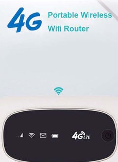 NIBEMINENT 4G LTE Portable Wi-Fi Router White/Black  - Image 2