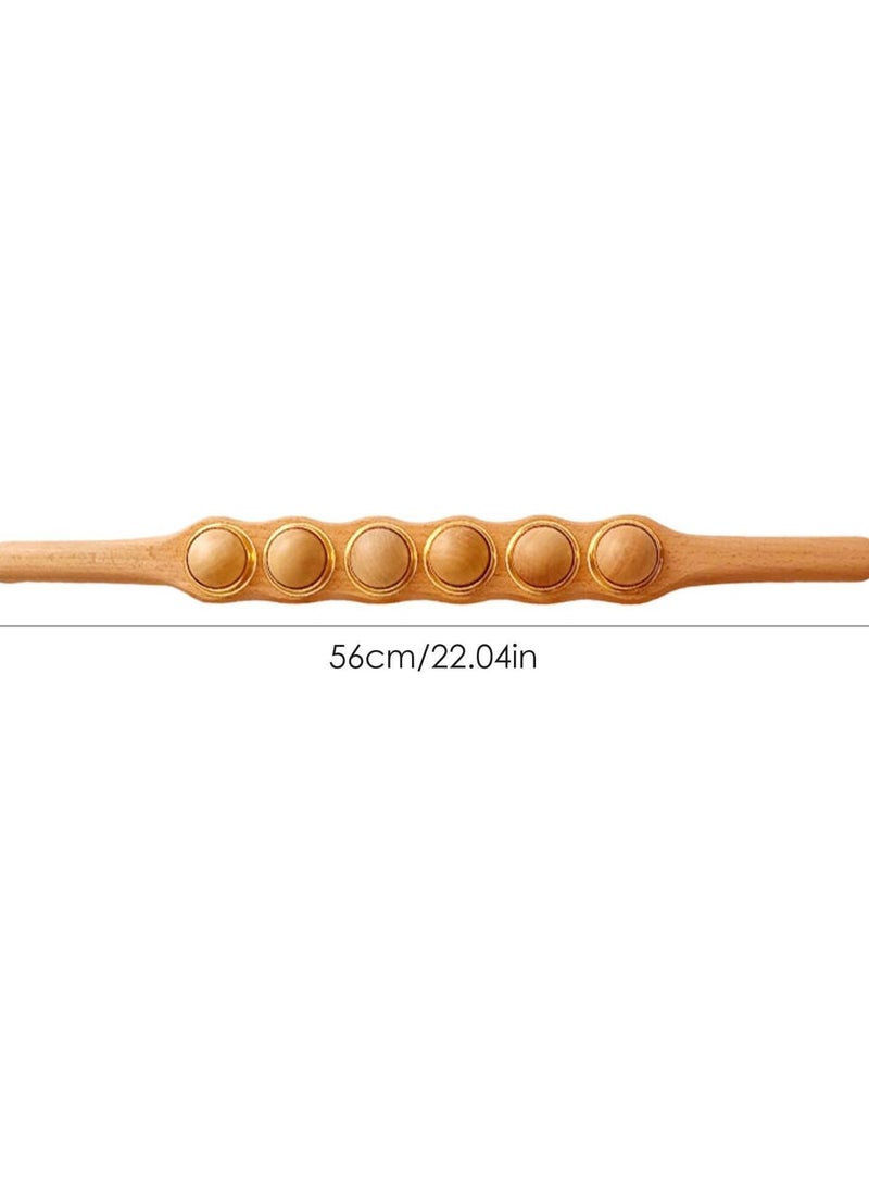 GGOOT Massage Stick,Smooth Exercise Roller - Muscle Roller Stick Ease Muscle Stiffness & Soreness Gua Sha for Thigh, Calf, Arm, Forearm, Neck, Hamstring - Image 4