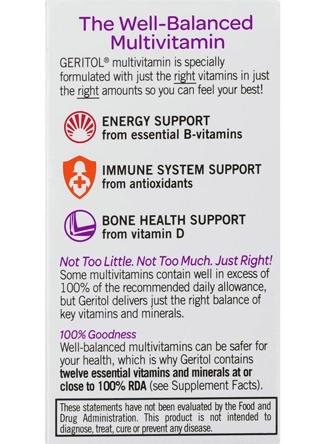 Geritol Complete Multi-Vitamin Mineral Supplement Tablets, 100-Count Bottles by Geritol - Image 2