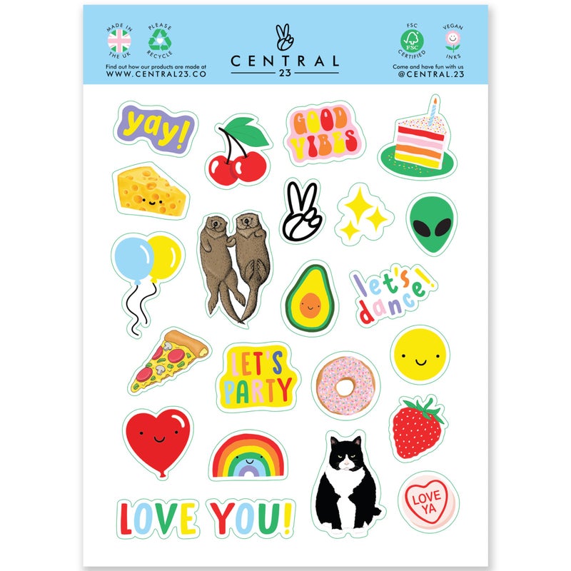 CENTRAL 23 Valentines Day Card - Boyfriend Birthday Card - Anniversary Card For Him - Cat Themed Gifts For Men - Thinking Of You Card - Sweet Cat Birthday Cards For Men - Comes With Cute Stickers - Image 4
