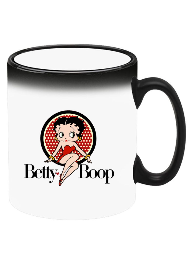 Theodor Color Changing Heat Sensitive Ceramic Mug, Image Revealed When HOT Liquid is Added! Betty Boop - Image 2