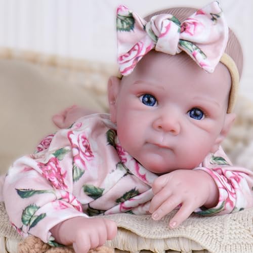 Milidool Realistic Reborn Baby Dolls Girl 20 Inch Lifelike Real Life Newborn Baby Dolls with Poseable Body and Accessories for 3 Year Old Girls Gifts Pretend Play Collection - Image 5
