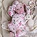 Milidool Realistic Reborn Baby Dolls Girl 20 Inch Lifelike Real Life Newborn Baby Dolls with Poseable Body and Accessories for 3 Year Old Girls Gifts Pretend Play Collection - Image 2