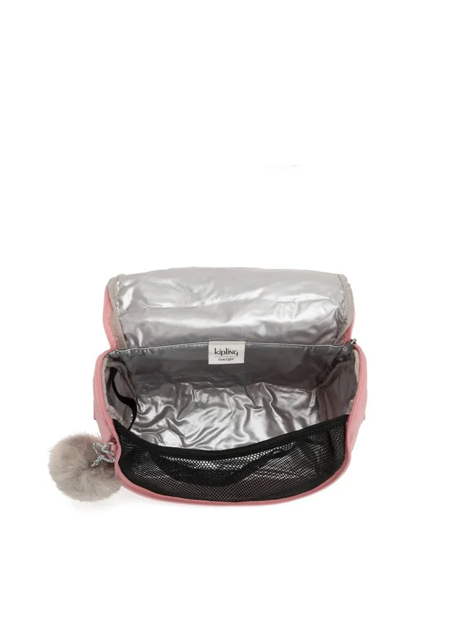 kipling New Kichirou Bridal Rose Large Lunch Bag with Trolley Sleeve