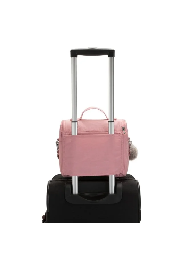 kipling New Kichirou Bridal Rose Large Lunch Bag with Trolley Sleeve