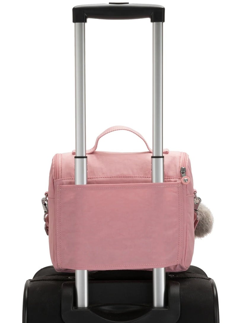 كيبلينغ حقيبة غداء كبيرة كيشيرو برايدال روز مع جيب لعربة السفر - Image 5