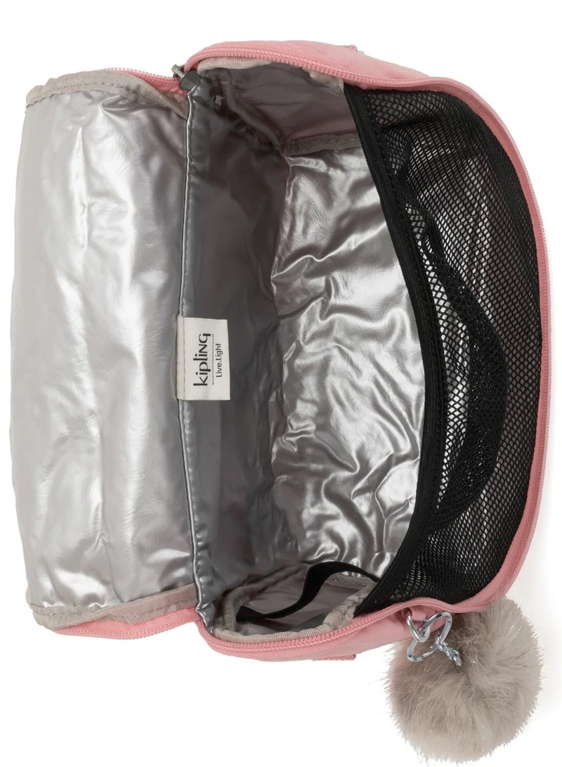 كيبلينغ حقيبة غداء كبيرة كيشيرو برايدال روز مع جيب لعربة السفر - Image 3