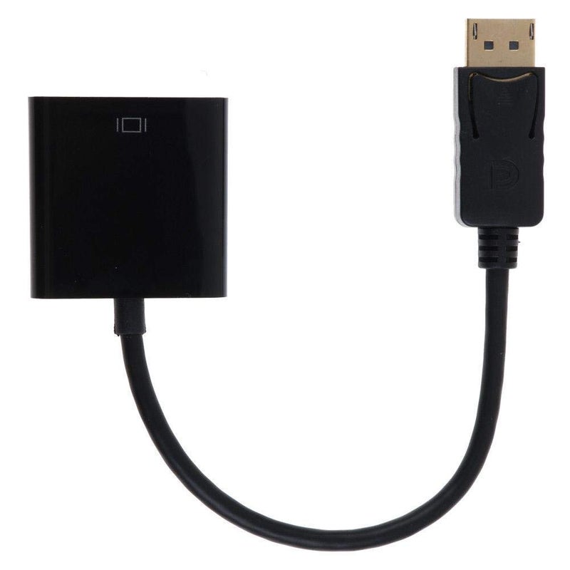 DP DisplayPort Male to VGA Female Converter Adapter Adaptor Cable For PC Laptop black - Image 3