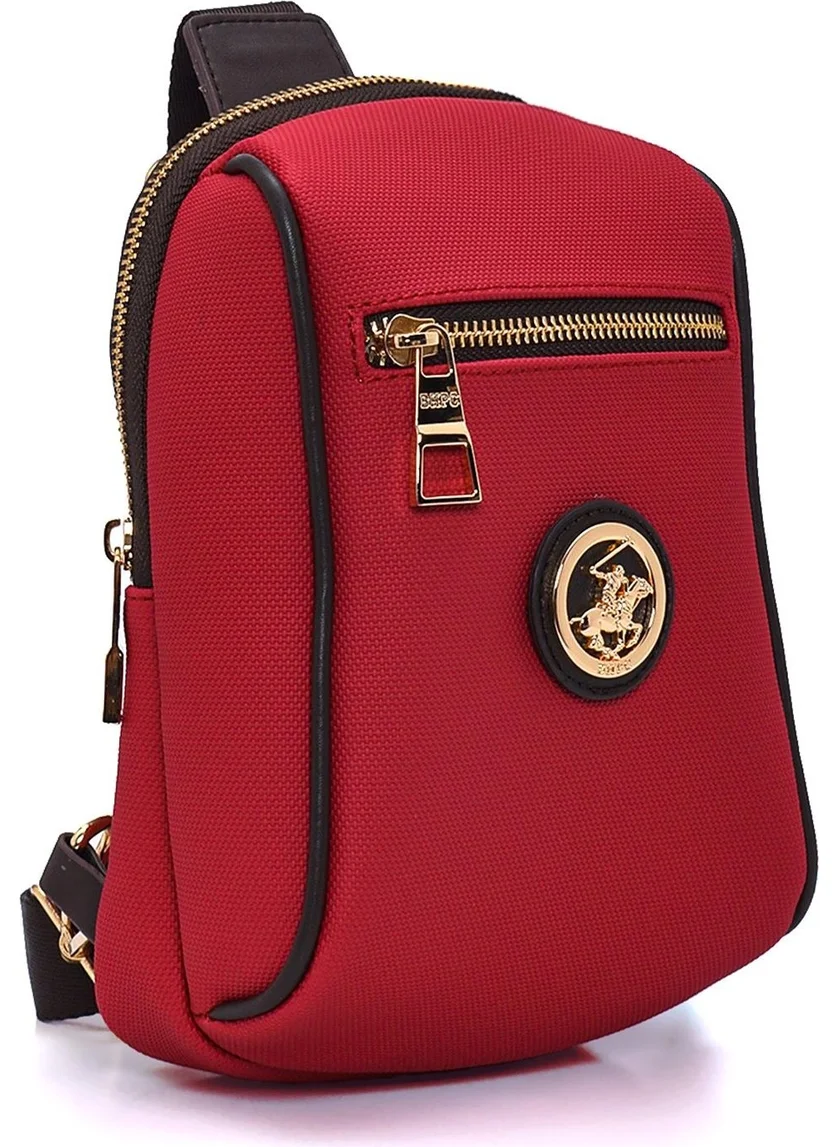 BEVERLY HILLS POLO CLUB 05BHPC8016-KR Red Women's Crossbody Bag
