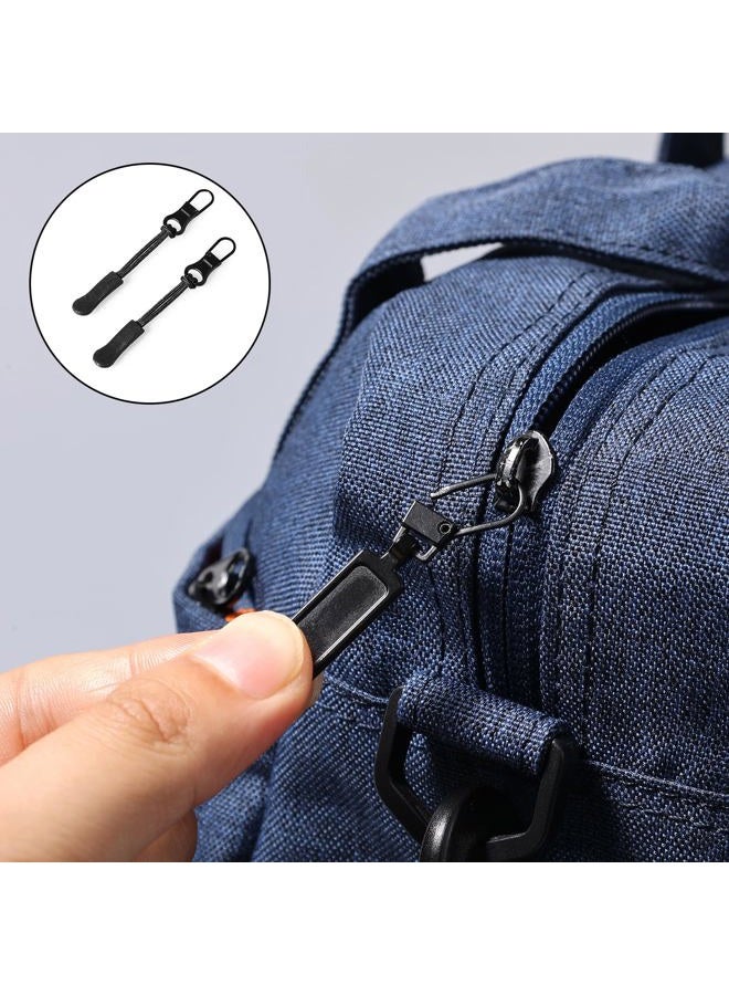 SAVITA 12pcs Zipper Pull Replacement, Detachable Zipper Pull Practical Metal and Plastic Zipper Pull Tabs Zipper Pull Cord Extender for Jackets Jeans Wallets (3 Designs)  - Image 4