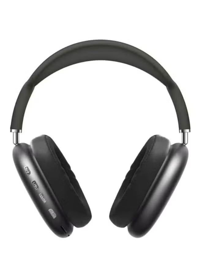 ELTRAZONE - 🎧 P9 Bluetooth Wireless Over-Ear Headphones with Built-in Mic – Stereo Sound, Noise-Isolating Cushions, Foldable Design, Long Battery Life for Music, Calls, Gaming – Comfortable Headset Compatible with Android, iPhone, Laptop – Black/Silver - Image 1