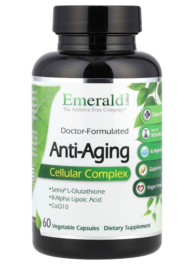 Emerald Laboratories Anti-Aging Cellular Complex 60 Vegetable Capsules - Image 1