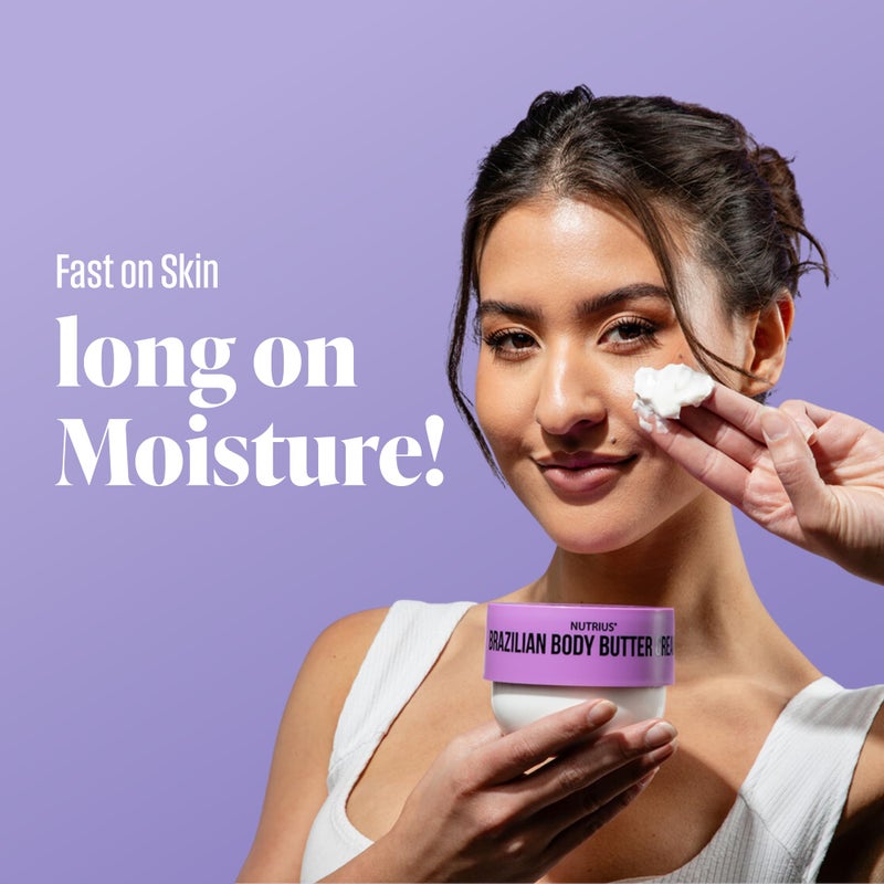 Nutrius Brazilian Body Butter Cream Botanical Bliss - Infused with Exquisite Botanicals for Luxurious Hydration and Nourishment - Unveiling Your Skin's Natural Radiance - 6 FL OZ - Image 4