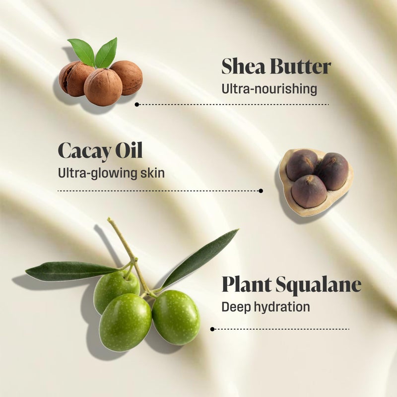 Nutrius Brazilian Body Butter Cream Botanical Bliss - Infused with Exquisite Botanicals for Luxurious Hydration and Nourishment - Unveiling Your Skin's Natural Radiance - 6 FL OZ - Image 2