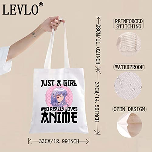 LEVLO Anime Lover Make up Bag - Cosmetic Bag Gift for Anime Fans - Image 2