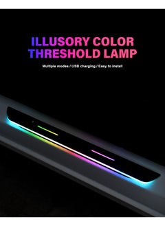 General 4 Pieces Led Car Door Nissan Logo Car Threshold Light Door Welcome Pedal Ambient Light Set  - Image 5
