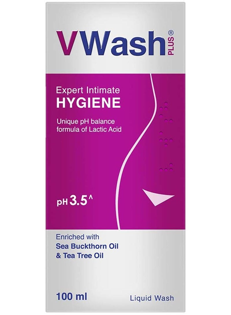VWash V Wash Plus Expert Intimate Hygiene women hygiene wash suitable for all skin types100ml - Image 1