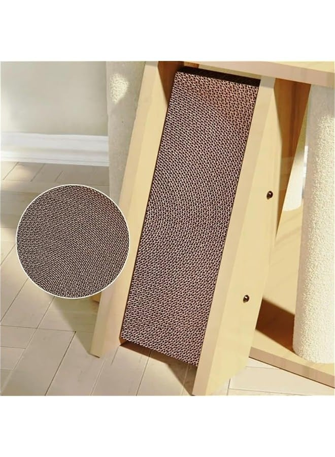 بيوينتي شجرة قطط، برج للقطط - كبسولة شفافة 360 درجة مع لوح خدش للقطط، للقطط والقطط، منزل قطط متعدد المستويات - بيت القطط المرح في الأماكن المغلقة، برج القطط مع عمود خدش للقطط - خدش القطط - Image 5