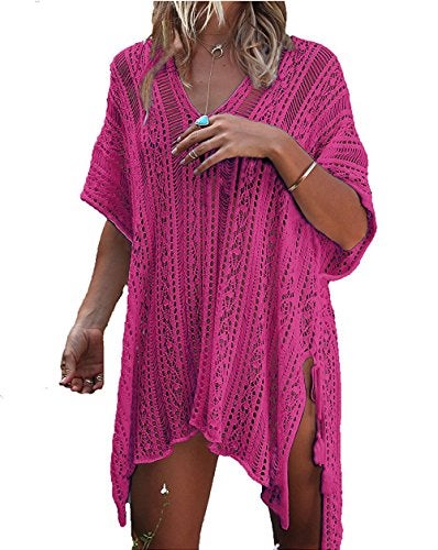 HARHAY Women's Summer Swimsuit Bikini 2023 Beach Swimwear Crochet Cover up - Image 5